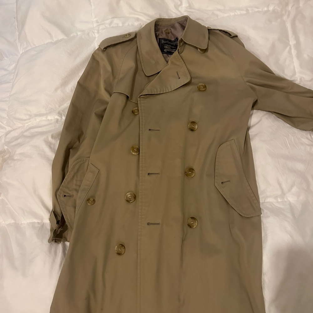 Burberry Tan Trench Coat Timeless Design